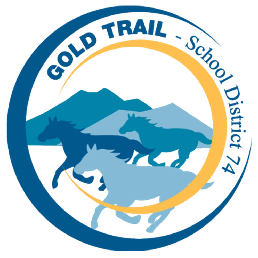 School District 74 Gold Trail Logo